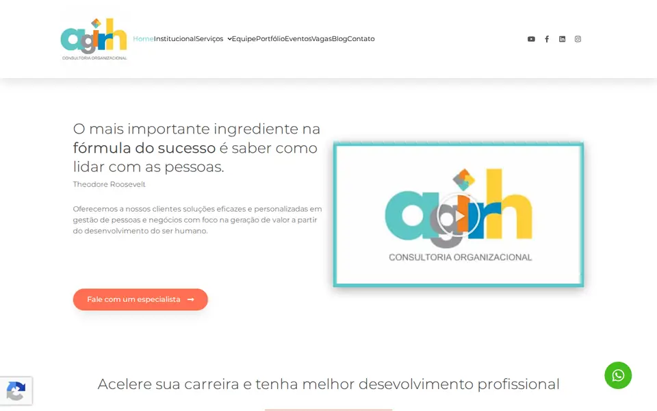 Site da Agir RH