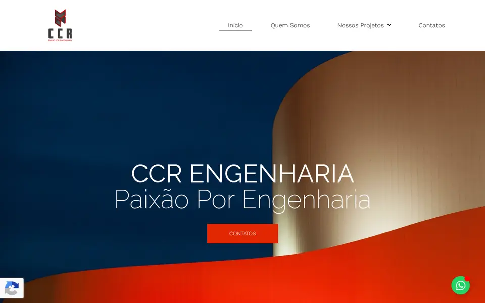 Site da CCR Engenharia